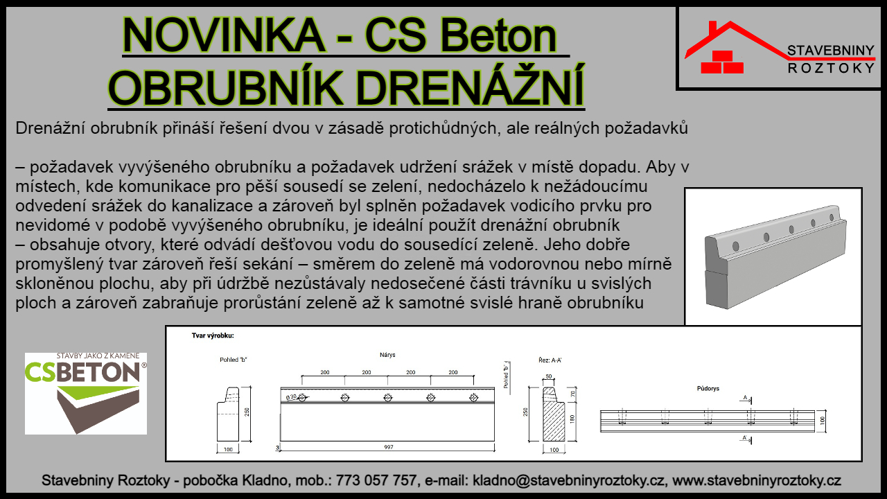 Novinka CS Beton Soloblok Colormix Noarblanc